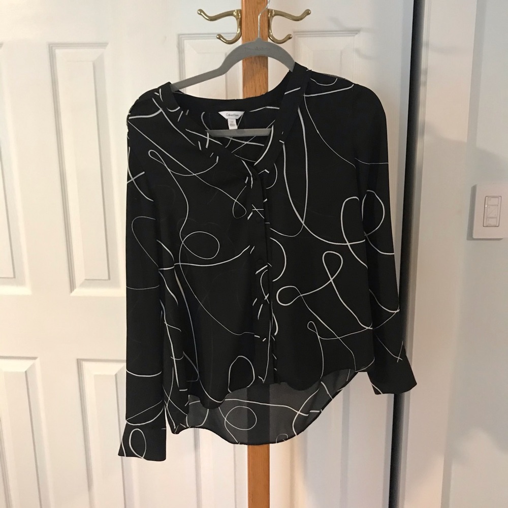 Calvin Klein Black Blouse